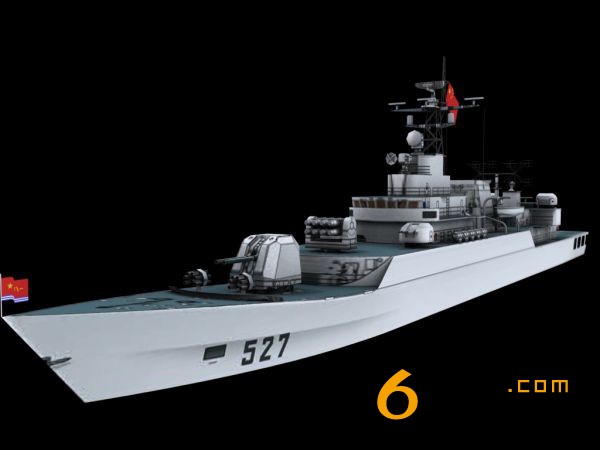 吉利3d护卫舰模型